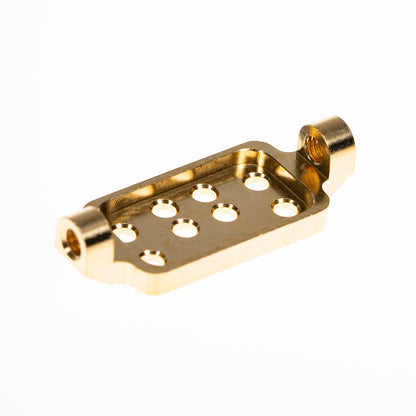 RampCrab Limit Strap mounts for SCX24 AX24 FCX24, Mounted on The Servo(Servo Width Should be Less Than 24 mm) Brass Black Coating, 5 Grams, Come with Rubber Band