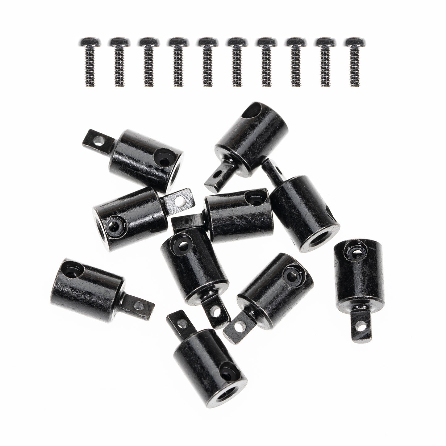 RampCrab +10mm Drive Shaft Extenders for SCX24, FCX24, 1/24 RC Crawler Car Upgrade Parts, 10 Pcs