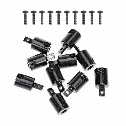 RampCrab +10mm Drive Shaft Extenders for SCX24, FCX24, 1/24 RC Crawler Car Upgrade Parts, 10 Pcs
