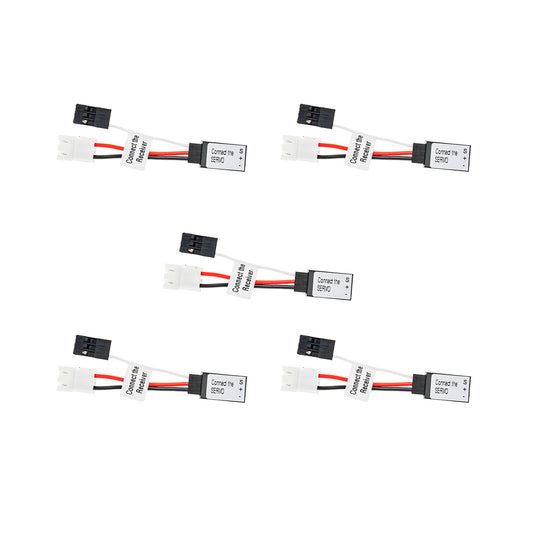 Wires for Connecting The servo to The Battery, fit for SCX24 Stock Battery, 5pcs