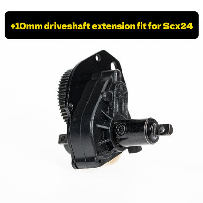 RampCrab +10mm Drive Shaft Extenders for SCX24, FCX24, 1/24 RC Crawler Car Upgrade Parts, 10 Pcs