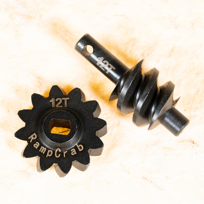 RampCrab Overdrive Differential Gear Set 12T, Hardened Steel, 1/24, Up –  RampCrab Racing