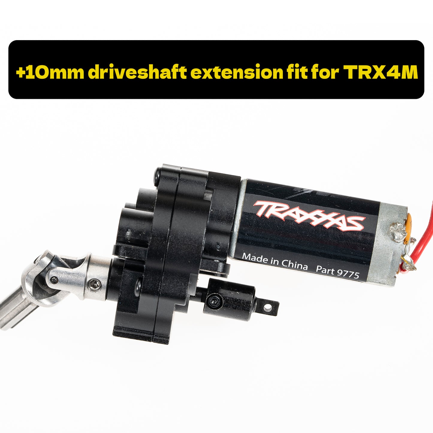 RampCrab +10mm Drive Shaft Extenders for SCX24, FCX24, 1/24 RC Crawler Car Upgrade Parts, 10 Pcs