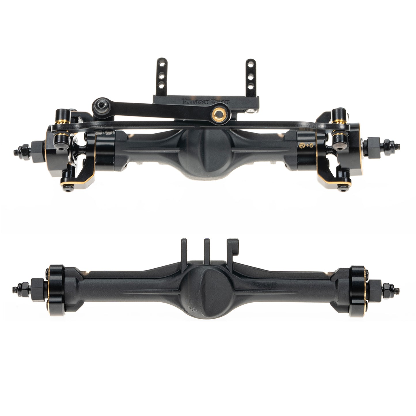 RampCrab Axles Set, +5mm Extended Complete Axles for TRX4M Upgrade 1/18 RC Crawler Car