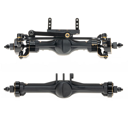 RampCrab Axles Set, +5mm Extended Complete Axles for TRX4M Upgrade 1/18 RC Crawler Car