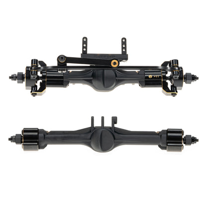 Front & Rear Axles Set, +11mm Extended Complete Axles for TRX4M Upgrade 1/18 RC Crawler Car