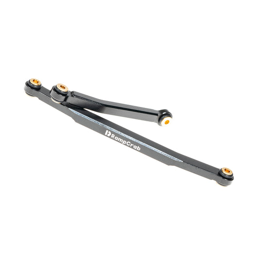RampCrab RC Steering Links for CR18P, Aluminum Alloy High-Tightening Rod Tie Link for 1/18 CR18P EVO & EVO PRO Upgrade Parts, Black