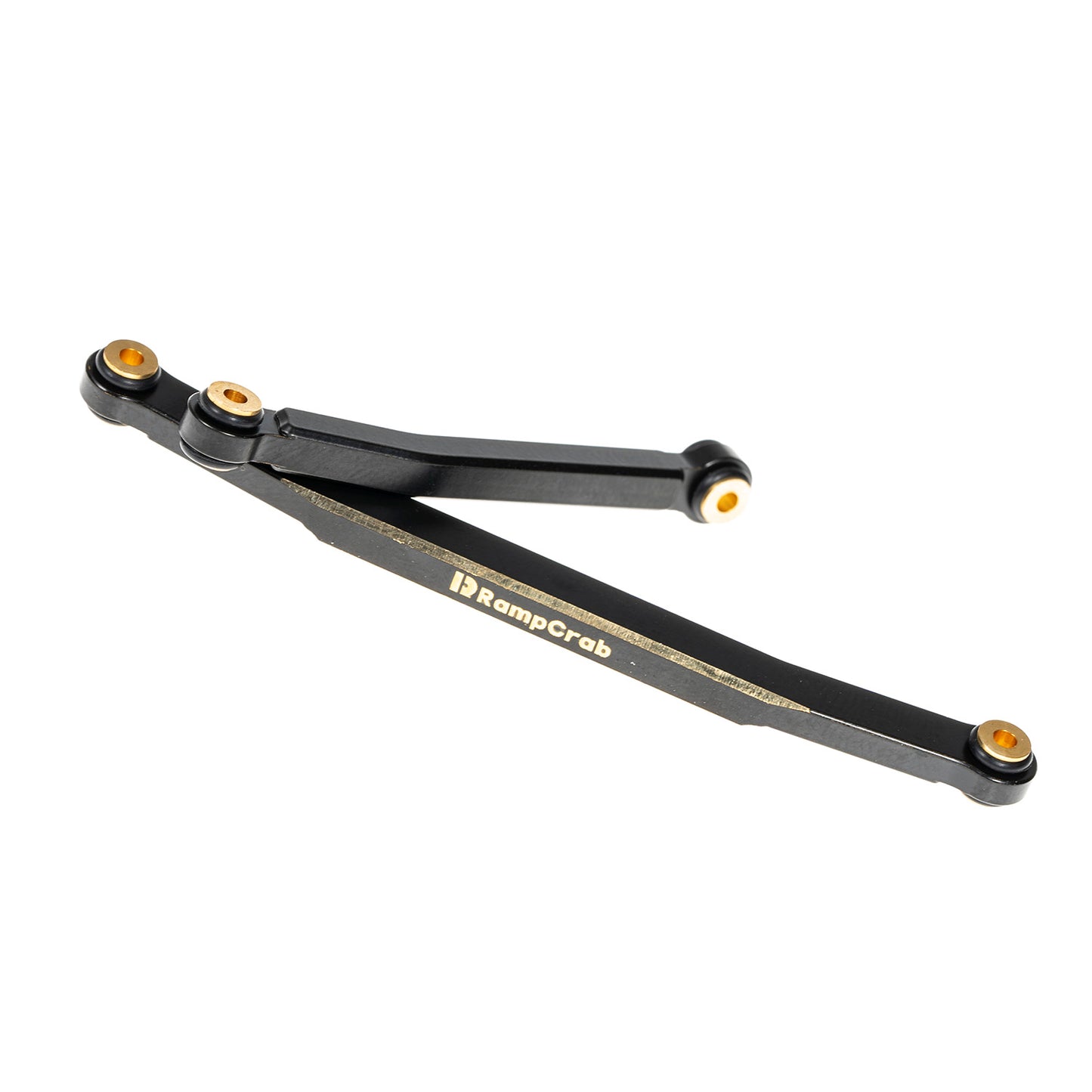 RampCrab RC Steering Links for CR18P, Brass High-Tightening Rod Tie Link for 1/18 CR18P EVO & EVO PRO Upgrade Parts, Brass, Black