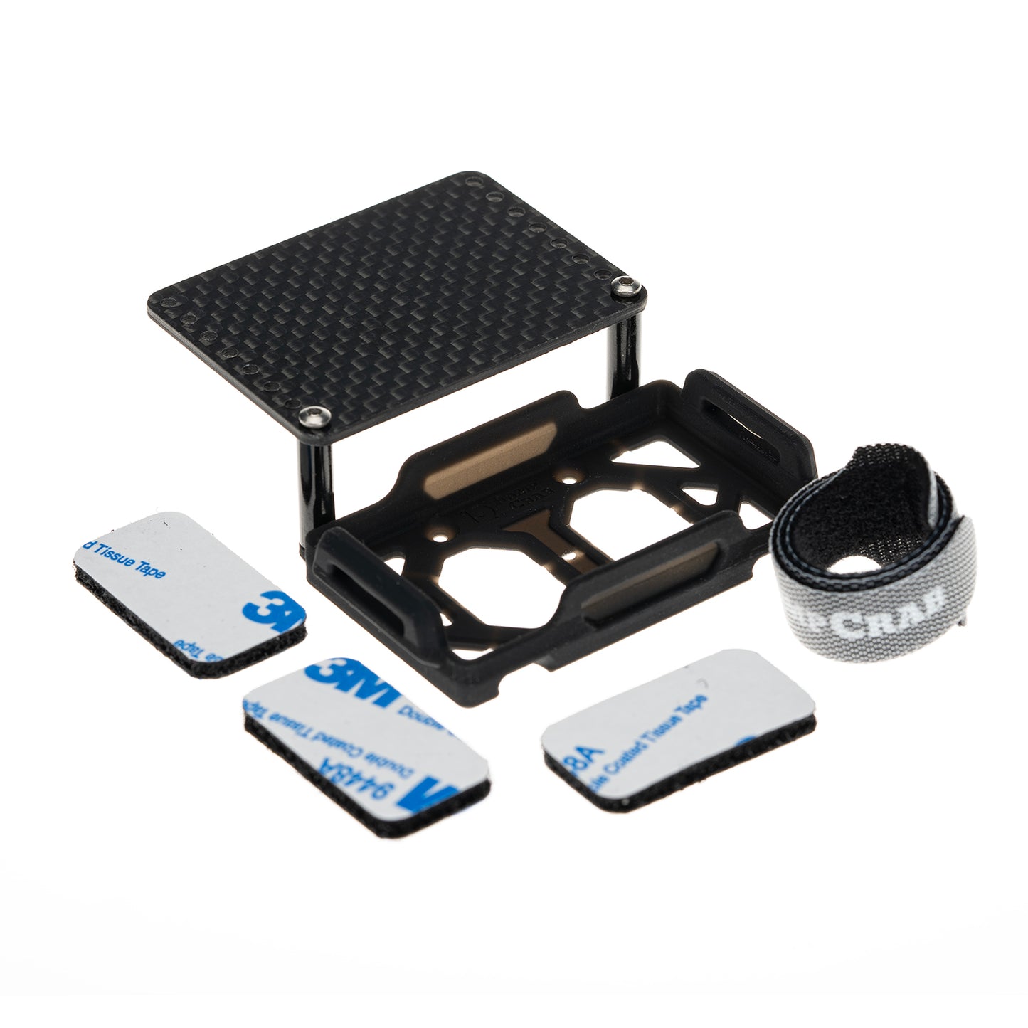 RampCrab Battery Tray & ESC Receiver Tray, Double Decker Plate for 1/18 RC Crawler TRX4M, Gold