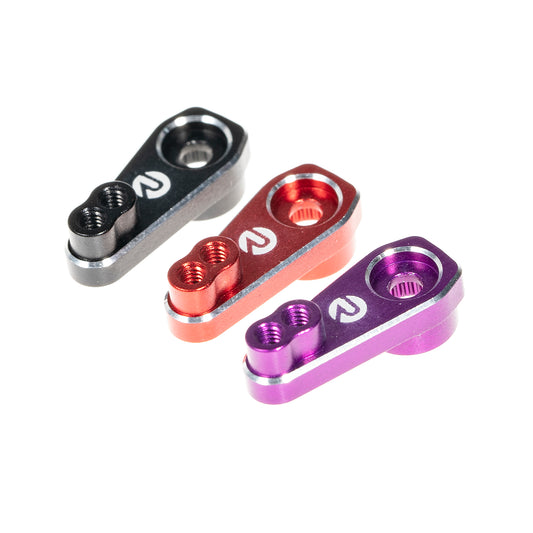 RampCrab RC Servo Horn, Diameter 4.9mm, 25T, Thread M2.0mm, Aluminium Alloy 7075, Mini Servo Arm Upgrade Accessory for FCX24, FCX18, CR-18P & Mini LMT, 3pcs