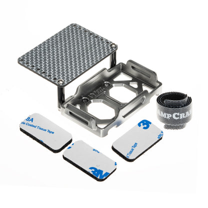 RampCrab Battery Tray & ESC Receiver Tray, Double Decker Plate for 1/18 RC Crawler TRX4M, Gold