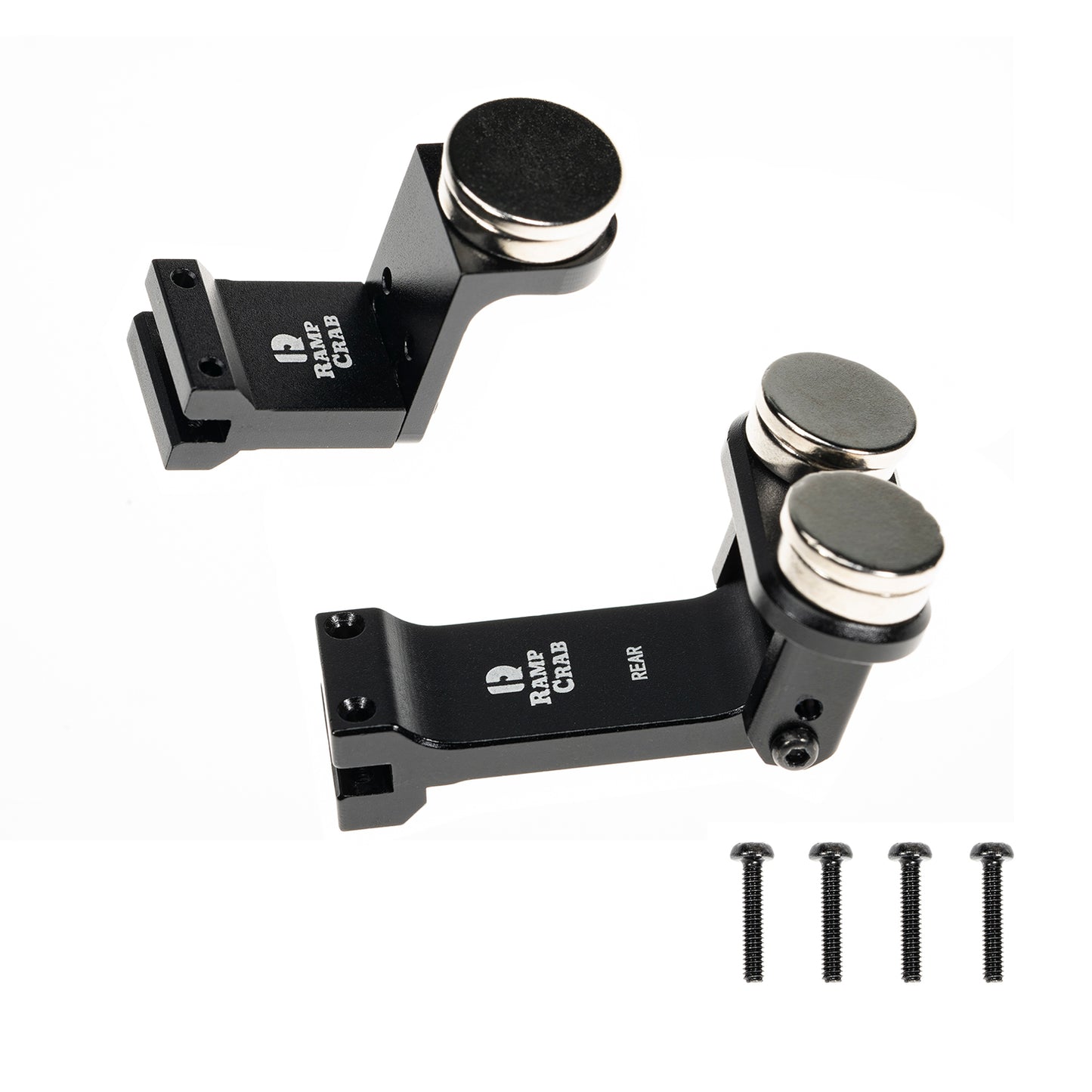 RampCrab AX24 Invisible Body Shell Mount, Magnetic Body Post Set for 1/24 RC Crawler Car AX24 XC-1 Upgrades Accessories, Aluminium Alloy