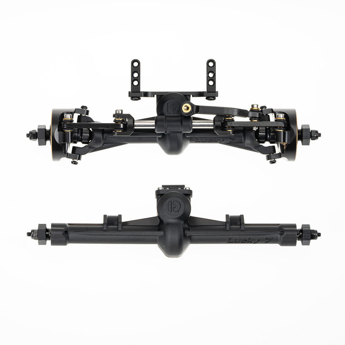 +7 Axles with Double Joint Shafts,Brass Knuckles for SCX24 Upgrade, Lucky 7