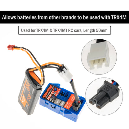 RampCrab Battery adapter cable for TRX4M & TRXMT RC CAR, 5 Pcs