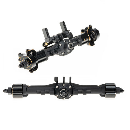 Front & Rear Axles Set, +11mm Extended Complete Axles for TRX4M Upgrade 1/18 RC Crawler Car
