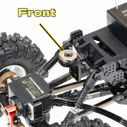 RampCrab AX24 Invisible Body Shell Mount, Magnetic Body Post Set for 1/24 RC Crawler Car AX24 XC-1 Upgrades Accessories, Aluminium Alloy