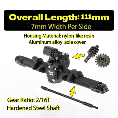 +7 Axles with Double Joint Shafts,Brass Knuckles for SCX24 Upgrade, Lucky 7