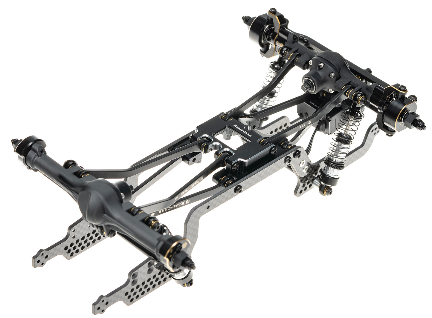 RampCrab High Clearance Links Set for TRX4M Defender and Bronco, Stainless Steel Links Set, 42g/Set