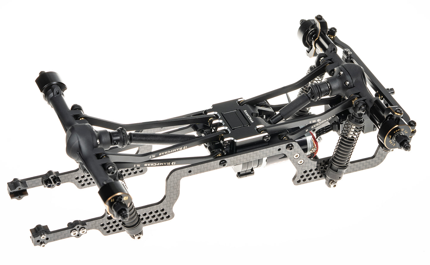 Front & Rear Axles Set, +11mm Extended Complete Axles for TRX4M Upgrade 1/18 RC Crawler Car