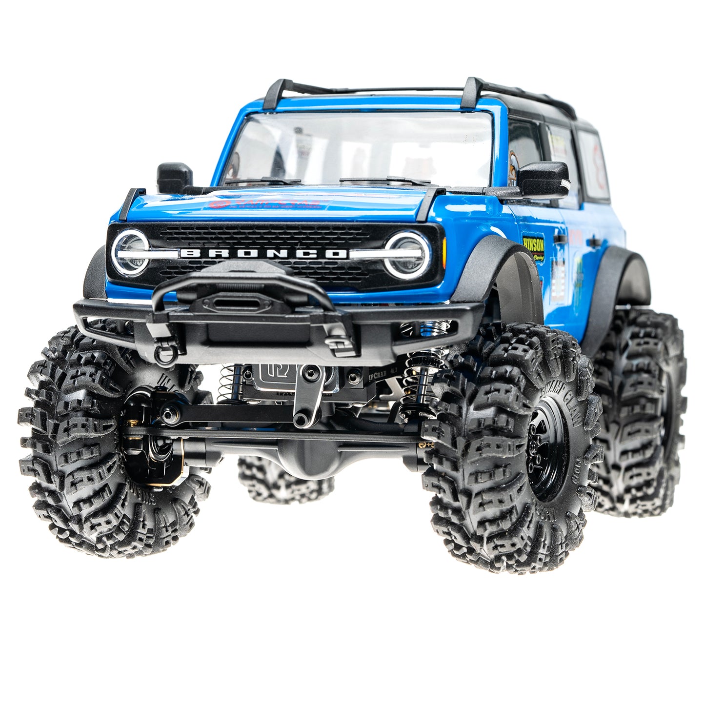 RampCrab Axles Set, +5mm Extended Complete Axles for TRX4M Upgrade 1/18 RC Crawler Car