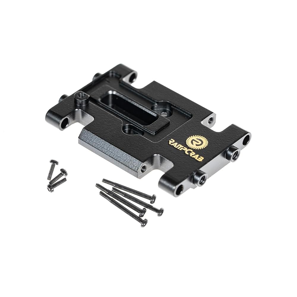 Skid Plate Transmission Mount for AX24,Brass Mount for AX24 XC-1, 21 Grams, Upgrades Parts for 1/24 RC Crawler Car