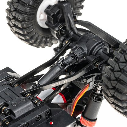 RampCrab High Clearance Chassis Links for 1:18 RC Crawler Redcat Ascent-18 Upgrade, Stainless Steel Links Set，