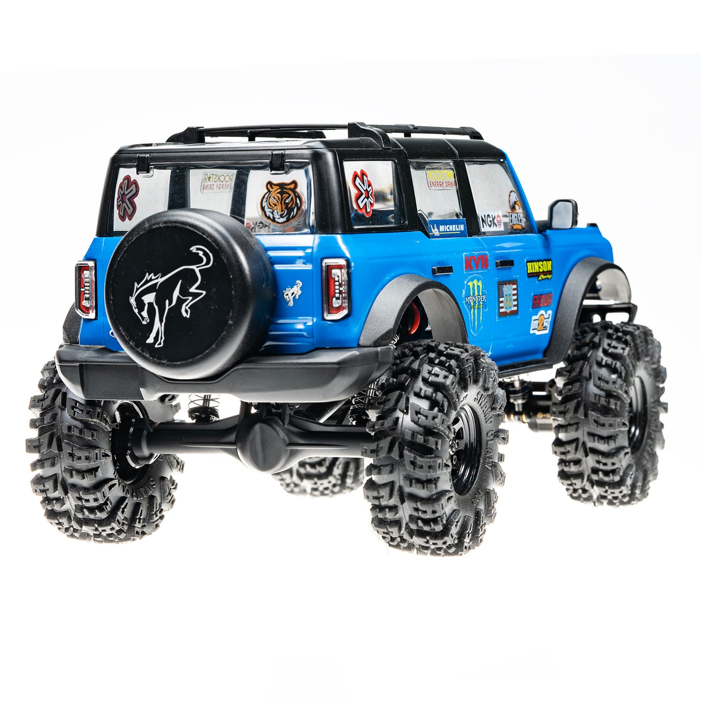 RampCrab Axles Set, +5mm Extended Complete Axles for TRX4M Upgrade 1/18 RC Crawler Car