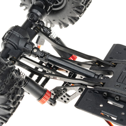 RampCrab High Clearance Chassis Links for 1:18 RC Crawler Redcat Ascent-18 APEX Upgrade, Stainless Steel Links Set，