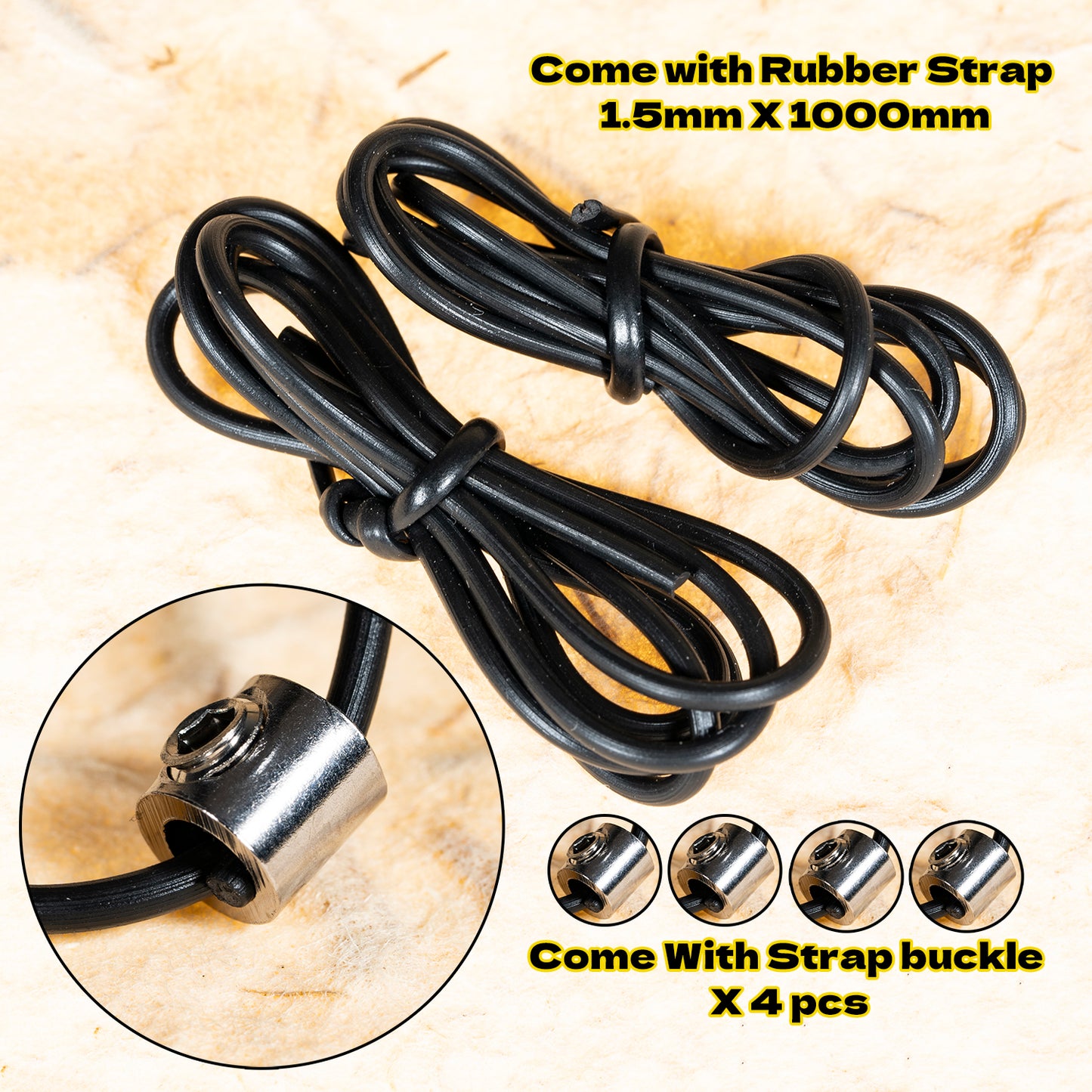 RampCrab Limit Strap mounts for SCX24 AX24 FCX24, Mounted on The Servo(Servo Width Should be Less Than 24 mm) Brass Black Coating, 5 Grams, Come with Rubber Band