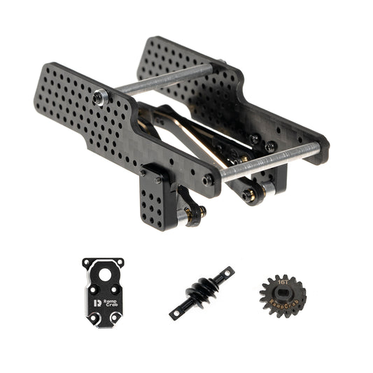 6X6 Extension kit for 1/24 Carbon Fiber Chassis Kit SCX24 Upgrade Parts